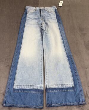 Veronica Beard Jeans Womens 27 High Rise Taylor Relaxed Wide Leg Jeans Charity